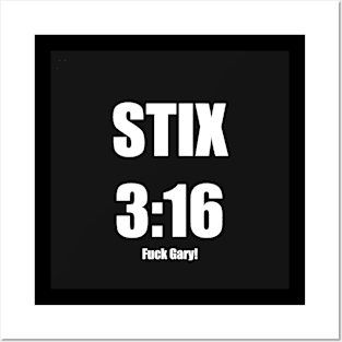 STIX 3:16 Posters and Art